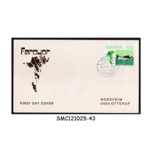 Cover from FAROE ISLANDS - 1977 FISHING SHIPS - FDC