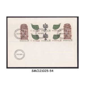 Cover from SWEDEN - 1970 SWEDISH ART - BOOKLET PANE - FDC