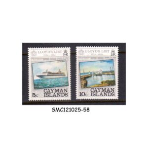 Stamps from CAYMAN ISLANDS - 1984 LLOYDS LIST ISSUE - 2V - MINT NH