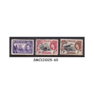 Stamps from ST. HELENA - KGVI & QEII STAMPS - 3V USED