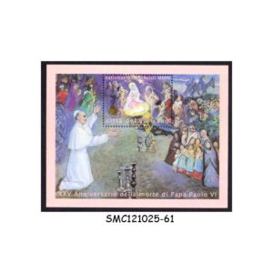 Stamps from VATICAN CITY - 2003 CHRISTMAS / POPE PAUL VI - MIN. SHEET MINT NH