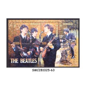 Stamps from MONGOLIA - 2013 THE BEATLES / ROCK BAND MUSIC - MIN. SHEET MINT NH