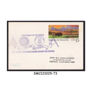 Postal stationery from UNITED STATES USA - 1990 72nd ANNUAL AMERICAN LEGION CONVENTION STATION POSTCARD CANCL.