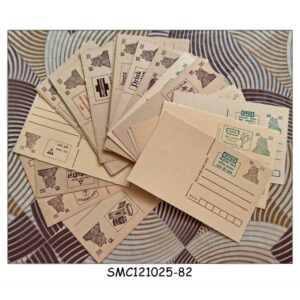 Stamps from INDIA - LOT OF 30 POSTCARDS WITH DIFFERENT ADVERTISEMENT - MINT