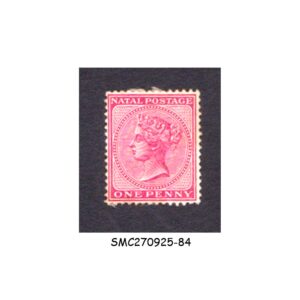 Stamps from NATAL - 1874 1d QV SG#66 CV=70.00 GBP - UNUSED ( HINGED )