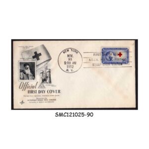 Cover from UNITED STATES USA - 1952 INTERNATIONAL RED CROSS - FDC