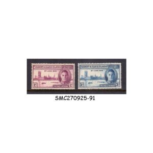 Stamps from GILBERT & ELLICE ISLANDS - 1946 VICTORY KGVI - 2V - MINT HINGED