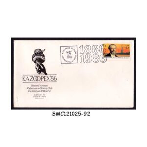 Cover from UNITED STATES USA - 1986 KAZOOPEX '86 SPECIAL COVER WITH CANCELLATION
