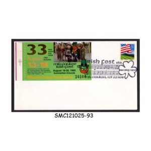 Cover from UNITED STATES USA - 1995 MILWAUKEE IRISH FEST SPECIAL COVER WITH CANCELLATION