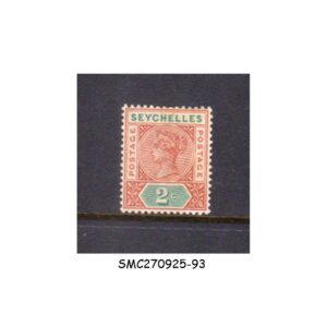 Stamps from SEYCHELLES - 1897-1900 2c QV SG#28 - 1V MINT HINGED