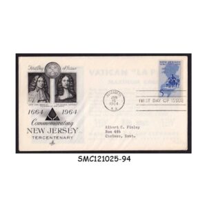 Cover from UNITED STATES USA - 1964 TERCENTENARY OF NEW JERSEY - FDC