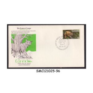 Cover from CANADA - 1977 THE EASTERN COUGAR / LARGE WILD CAT - FDC