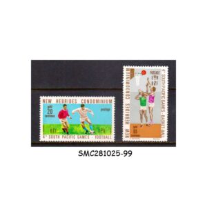 Stamps from NEW HEBRIDES - 1971 4th SOUTH PACIFIC GAMES, PAPEETE (TAHITI) - 2V - MINT NH