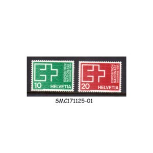 Stamps from SWITZERLAND - 1963 EXPO LAUSANNE 1964 - 2V - MINT NH