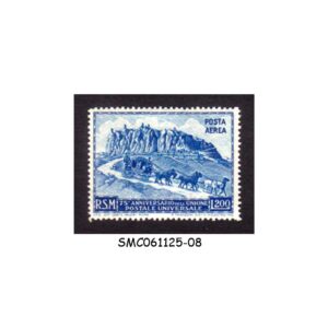Stamps from SAN MARINO - 1949 75th ANNIVERSARY OF UPU - 1V - MINT NH