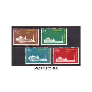 Stamps from INDONESIA - 1962 CONSTRUCTION OF ISTIQLAL MOSQUE - SCOTT#B138-B141 - 4V - MINT NH