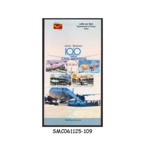 Stamps from INDIA - 2012 100yrs OF CIVIL AVIATION / AIRCRAFTS - BROCHURE - FDI