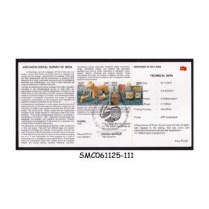 Stamps from INDIA - 2011 ARCHAEOLOGICAL SURVEY OF INDIA - BROCHURE - FDI AGRA P.O.
