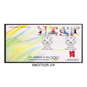 Stamps from INDIA - 2012 30th OLYMPIC GAMES - FDC