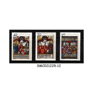 Stamps from LIECHTENSTEIN - 1979 HERALD WINDOW IN NATIONAL MUSEUM - 3V - MINT NH
