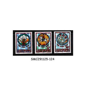 Stamps from LUXEMBOURG - 1992 150th ANNIVERSARY OF THE POST & TELECOMMUNICATIONS OFFICE - 3V - MINT NH