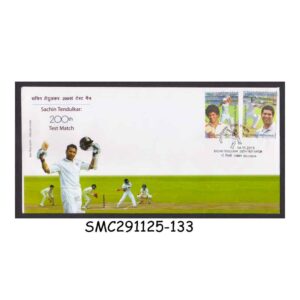Stamps from INDIA - 2013 SACHIN TENDULKAR : 200th TEST MATCH - FDC