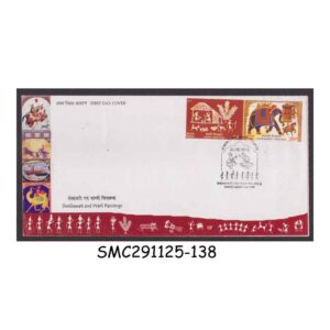 Stamps from INDIA - 2012 SHEKHAWATI & WARLI PAINTINGS - FDC