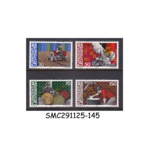 Stamps from LIECHTENSTEIN - 1982 RURAL INDUSTRIES - 4V - MINT NH