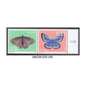 Stamps from SWITZERLAND - 2021 EUROPA / BUTTERFLIES - 2V - SE-TENANT MINT NH