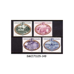 Stamps from LIECHTENSTEIN - 1977 CASTLES SCOTT#624-627 - 4V - MINT NH