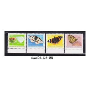 Stamps from LIECHTENSTEIN - 2009 BUTTERFLIES / INSECTS - 4V MINT NH SELF ADHESIVE STAMPS