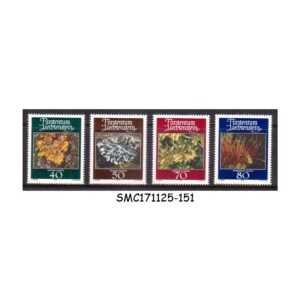 Stamps from LIECHTENSTEIN - 1981 MOSSES & LICHENS SCOTT#714-717 - 4V MINT NH