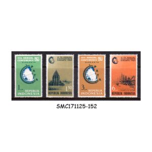 Stamps from INDONESIA - 1963 PACIFIC AREA TRAVEL ASSOCIATION CONFERENCE SCOTT#581-584 - 4V MINT NH