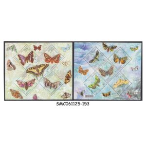 Stamps from UKRAINE - 2004-05 BUTTERFLIES / BUTTERFLY INSECTS - SET OF 2 MIN. SHEET MINT NH
