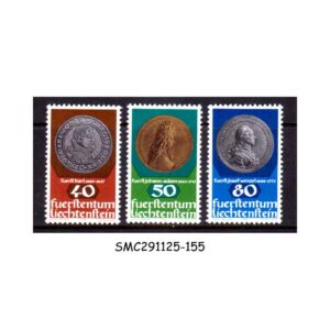 Stamps from LIECHTENSTEIN - 1978 COINS - 3V MINT NH