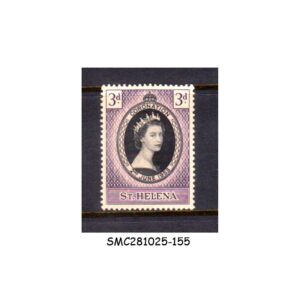 Stamps from ST. HELENA - 1953 QEII CORONATION SG#152 - 1V - MINT NH