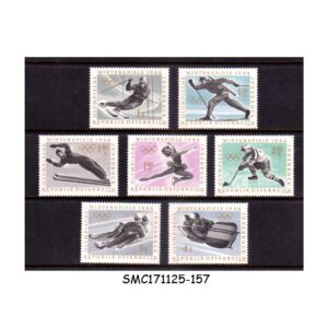 Stamps from AUSTRIA - 1963 WINTER OLYMPIC GAMES - INNSBRUCK - 7V MINT NH