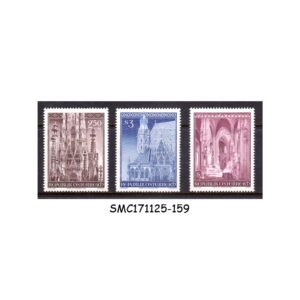 Stamps from AUSTRIA - 1977 ST. STEPHEN'S CATHEDRAL, VIENNA SCOTT#1055-57 - 3V - MINT NH