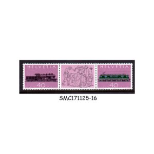 Stamps from SWITZERLAND - 1982 CENTENARY OF THE ST. GOTTHARD RAILWAY - 2V SE-TENANT - MINT NH