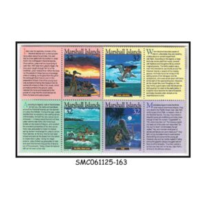 Stamps from MARSHALL ISLANDS - 1996 LEGENDS OF THE ISLANDS - SE-TENANT BLOCK OF 4 - MINT NH