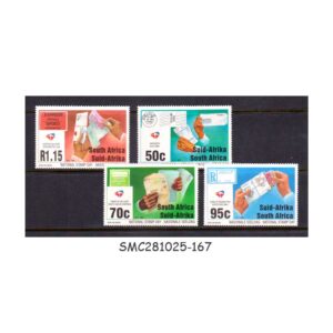 Stamps from SOUTH AFRICA - 1994 NATIONAL STAMP DAY - 4V - MINT NH
