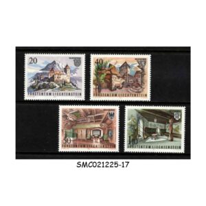 Stamps from LIECHTENSTEIN - 1981 GUTENBERG CASTLE - 4V - MINT NH