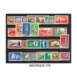 Stamps from SWITZERLAND - SELECTED STAMPS - 20V - MINT HINGED