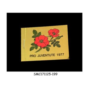 Stamps from SWITZERLAND - 1977 PRO JUVENTUTE / FLOWER - STAMP BOOKLET ( 16-STAMPS MNH)