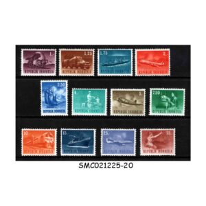 Stamps from INDONESIA - 1964 TRANSPORT & COMMUNICATION -  12V - MINT NH