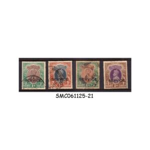 Stamps from INDIA - 1913-39 SELECTED KGV & KGVI SERVICE STAMPS - OVPT - USED