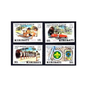 KIRIBATI - 1982 75th ANNIVERSARY OF SCOUT MOVEMENT - 4V MINT NH