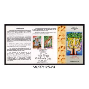 Stamps from INDIA - 2011 CHILDREN'S DAY - BROCHURE - FDI