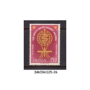 Stamps from INDIA - 1962 MALARIA ERADICATION - 1V - MINT NH