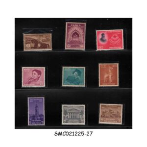 Stamps from INDIA - 1957 INDIA YEAR UNIT - 9V COMPLETE - MINT NH